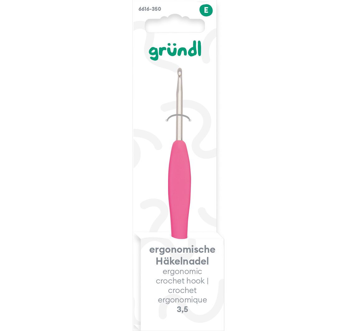 Gründl Häkelnadel Ergonomisch - Stärke 3,5