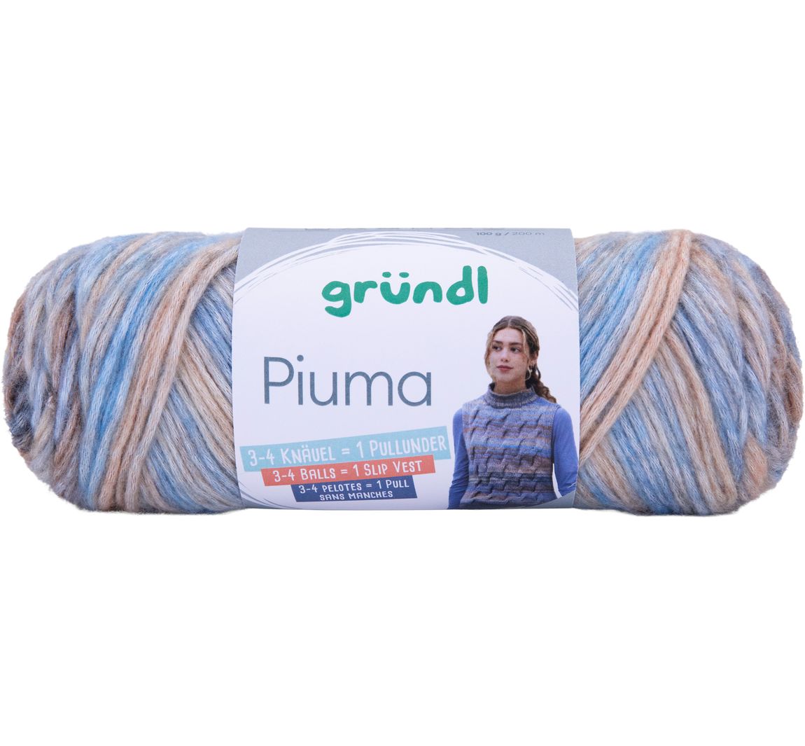 Gründl Wolle "Piuma" - Farbe 08