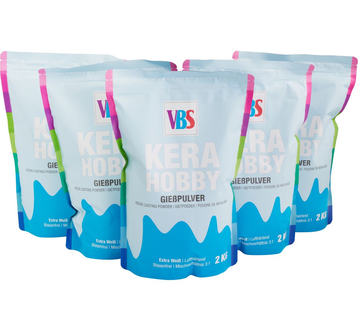 VBS Gießpulver "KeraHobby", Weiß - 10 kg