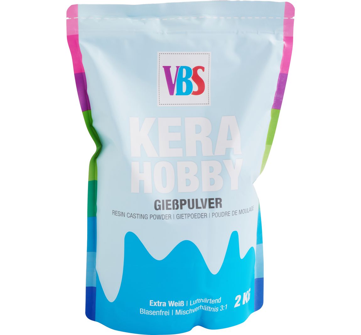VBS Gießpulver "KeraHobby", Weiß - 2 kg