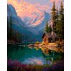 Diamond Painting Set, 40 x 50 cm Haus am See