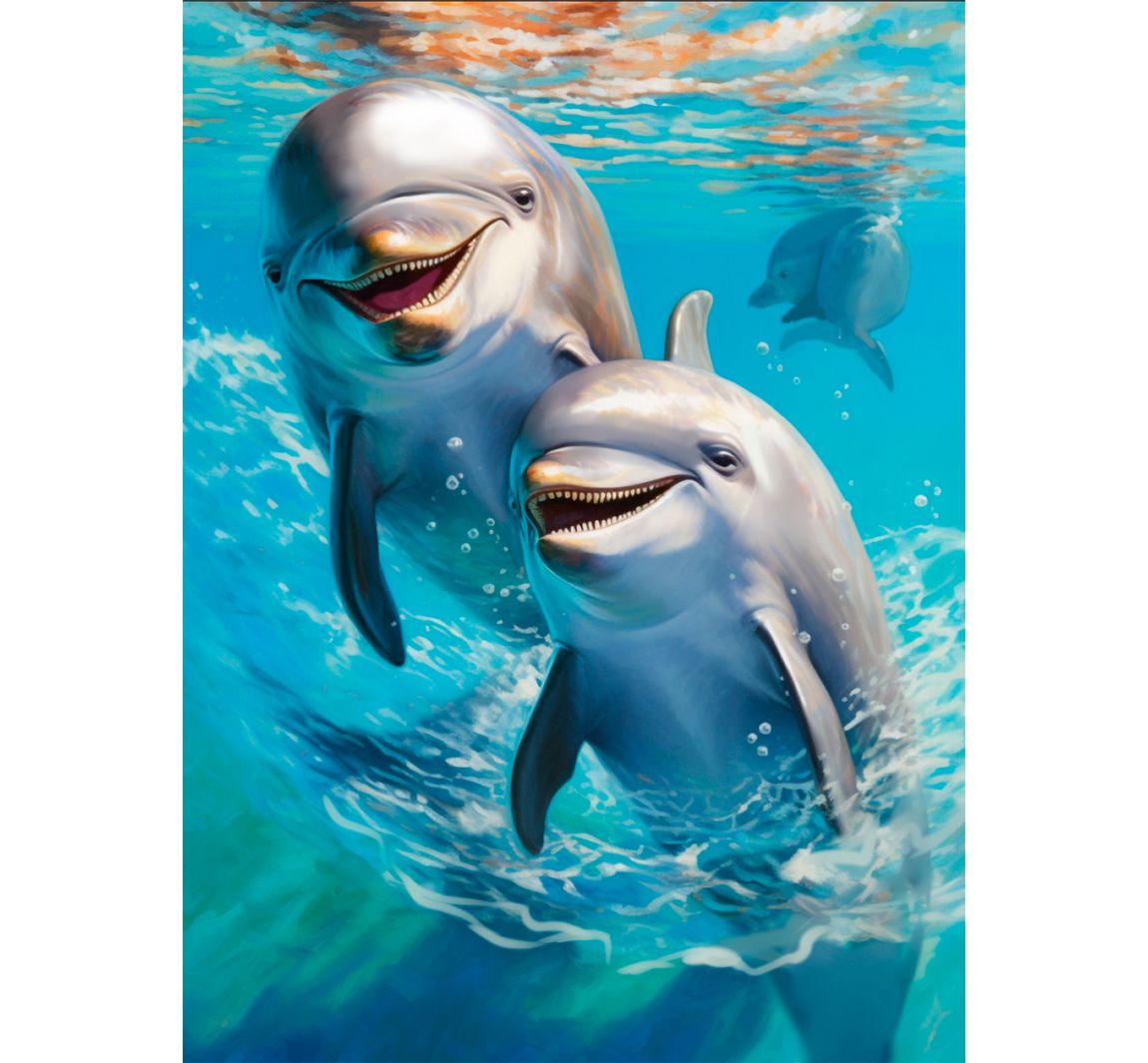 Diamond Painting Set, 30 x 40 cm - Delfine