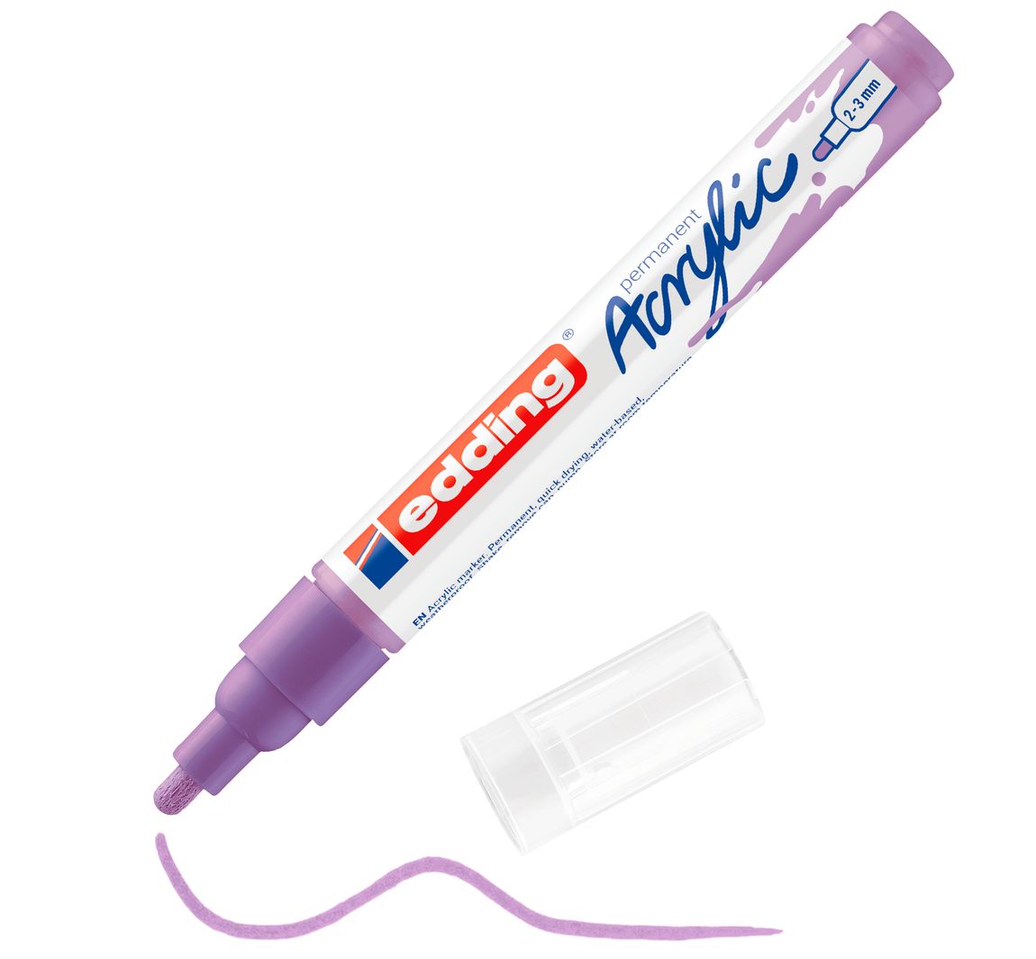 edding 5100 Acrylic "Acrylmarker - Mittel" - Lavendel