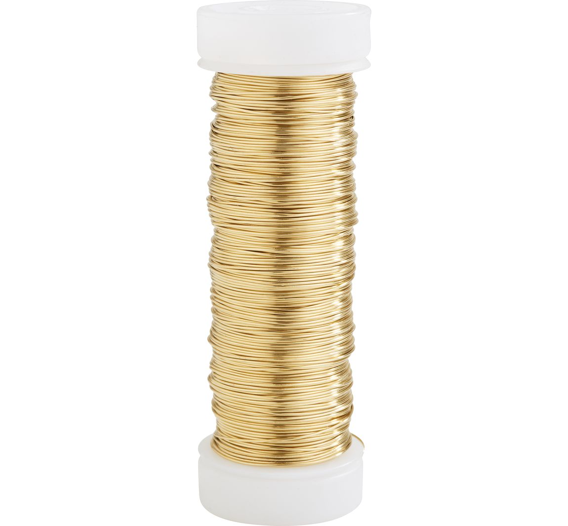 Kupferlackdraht, Ø 0,30 mm, 50 m - Goldfarben