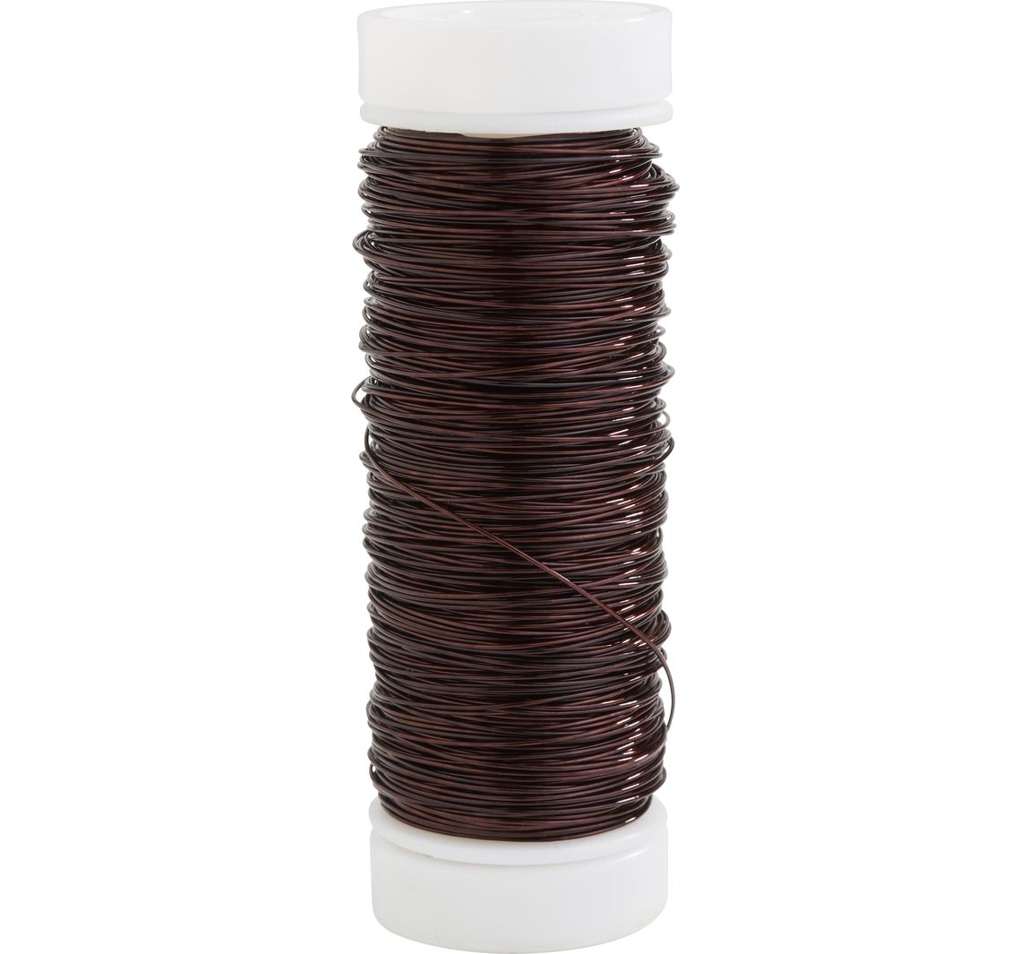 Kupferlackdraht, Ø 0,30 mm, 50 m - Braun