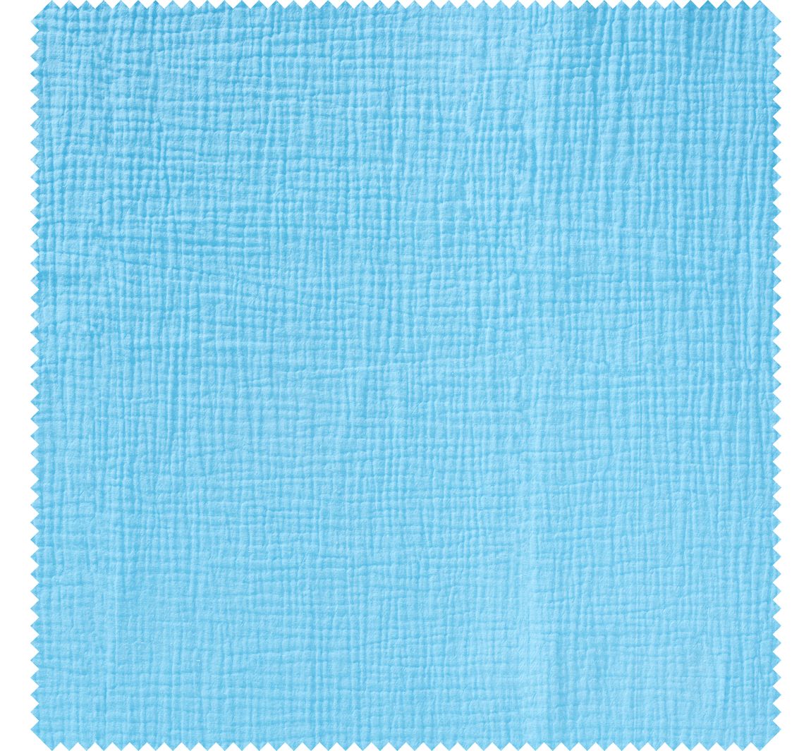 Musselin-Baumwollstoff "Uni" - Riviera-Blau