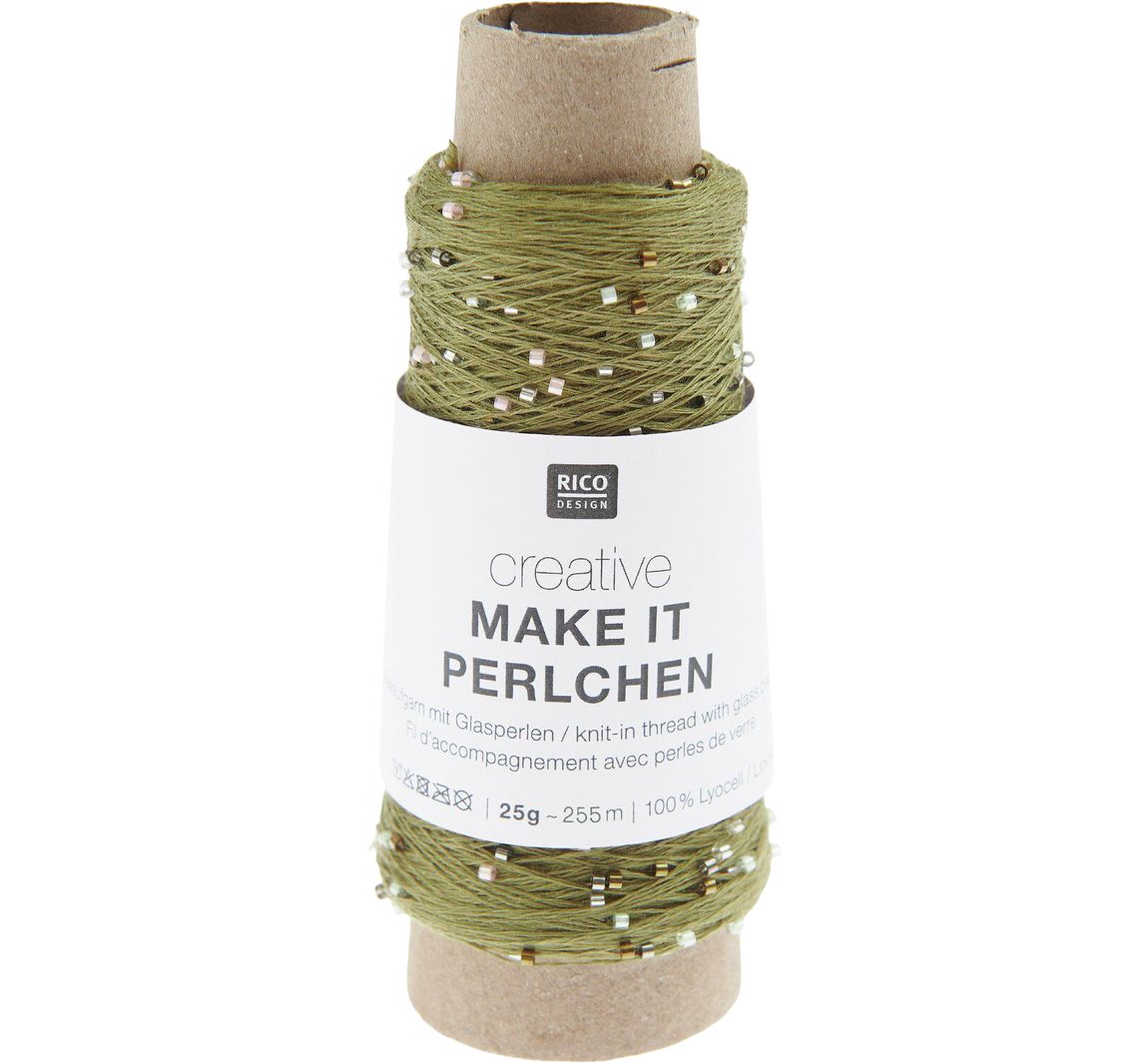 Rico Design Creative "Make it Perlchen" - Olivin Multicolor