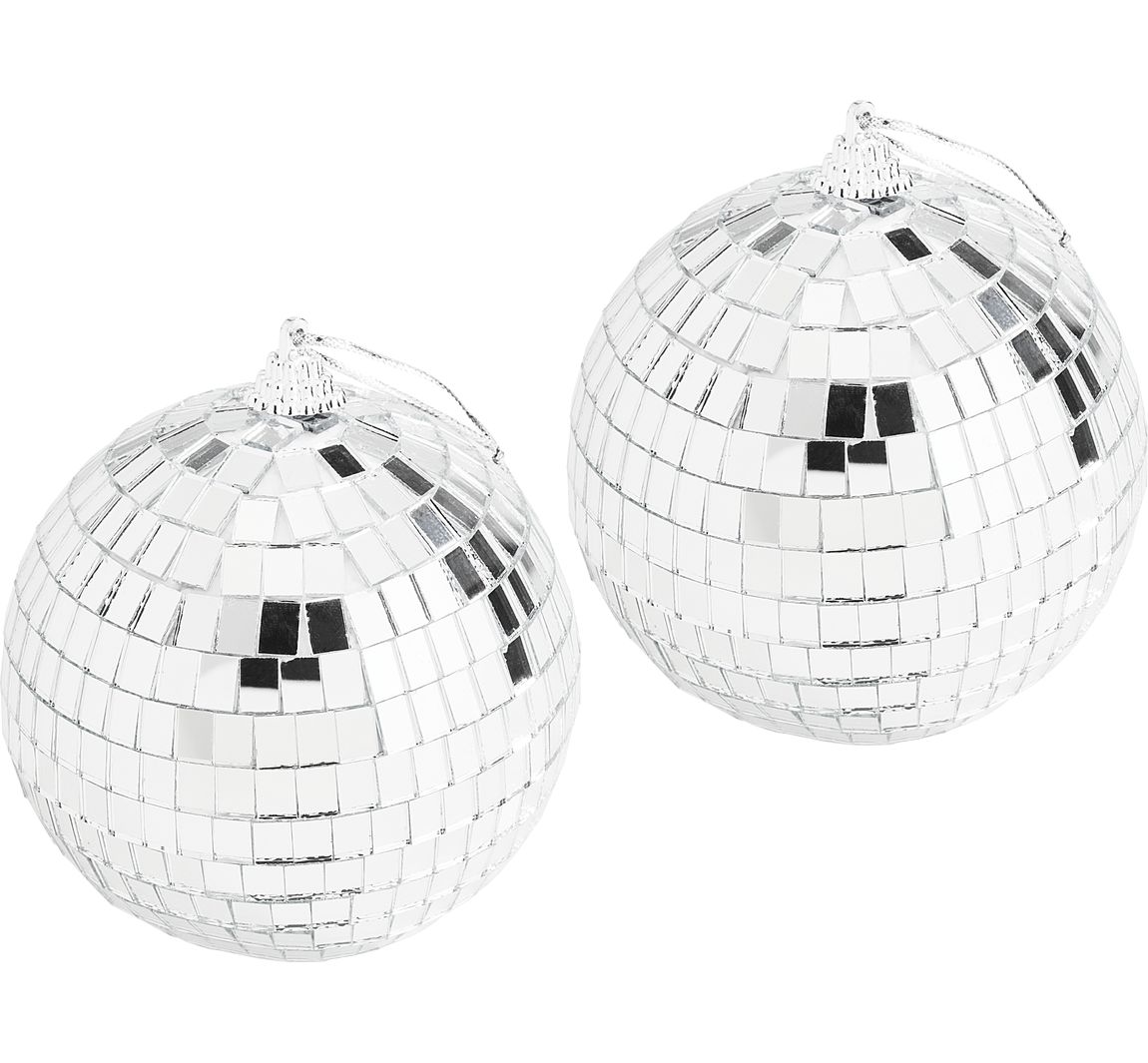Anhänger "Discokugel" - 10 cm, 2 Stück