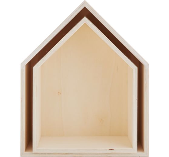 VBS Holzregal "Haus"