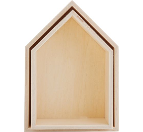 VBS Holzregal "Haus"