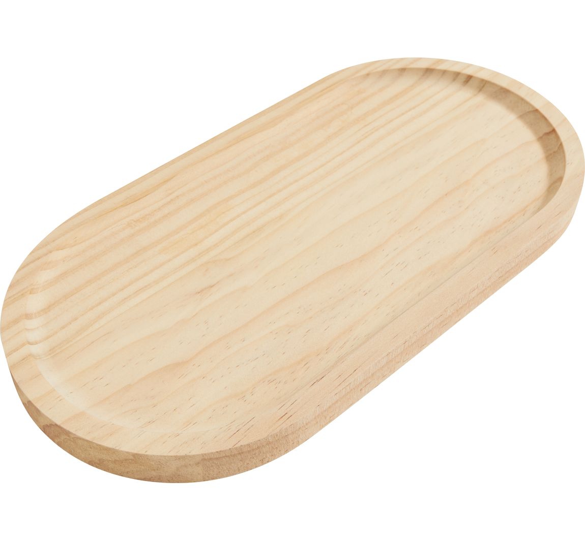 VBS Holz-Tablett "Oval" - Klein