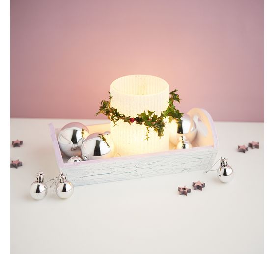 Christmas balls made of plastic, 18 pieces