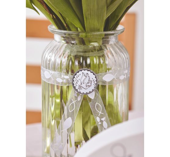 Kreativ-Accessoires "Taube silber"