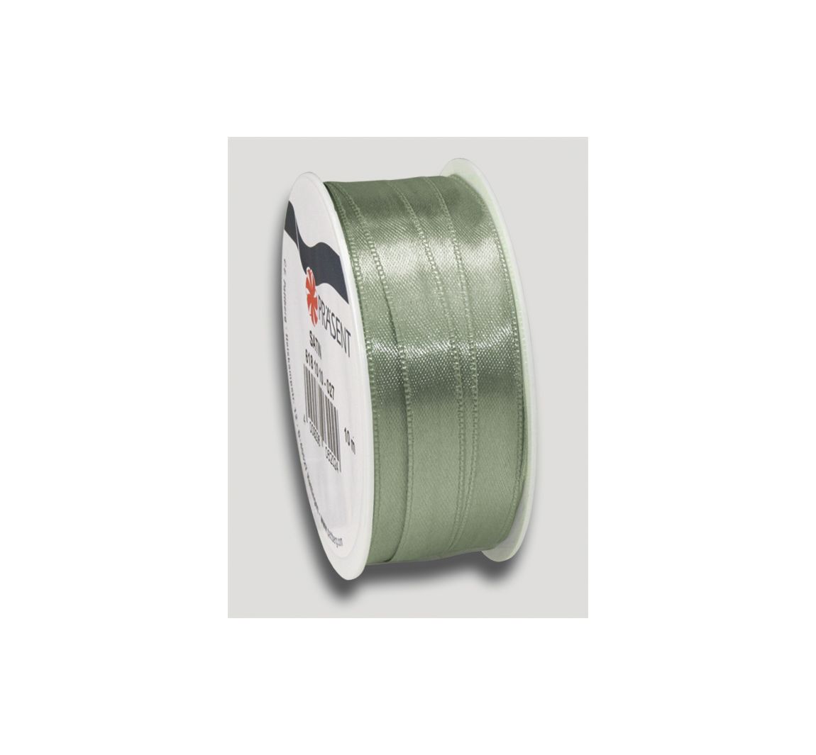 Satinband, 10 mm - Salbei