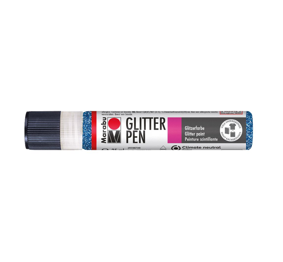 Marabu Glitter Pen - Glitter-Saphir