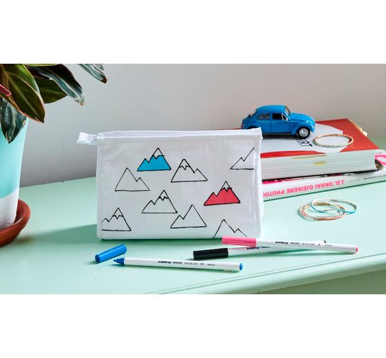 edding 4600 "Textil Pen", 10 Stück