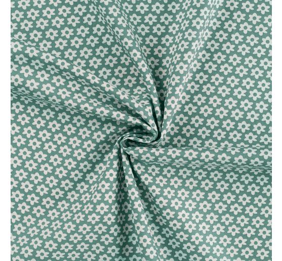 Baumwoll-Stoff Popeline "Daisy"