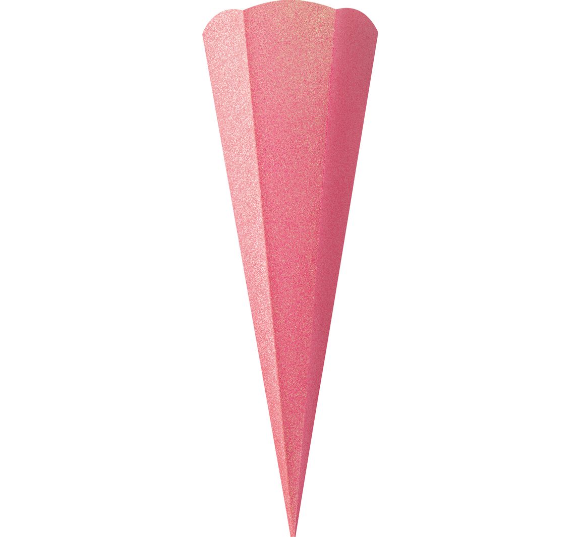 Schultüten-Rohling "Glitter" - Light Pink