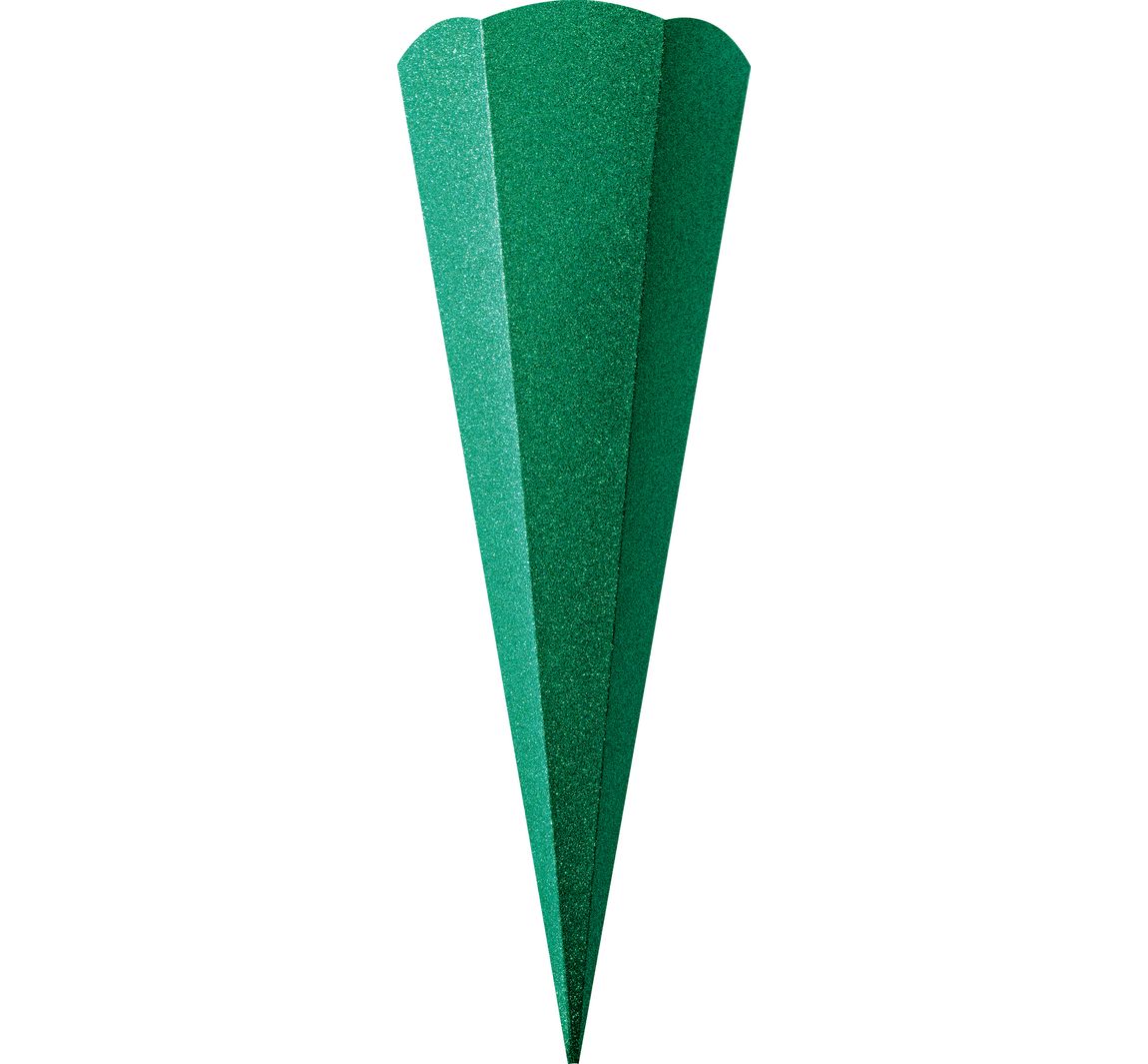 Schultüten-Rohling "Glitter" - Green