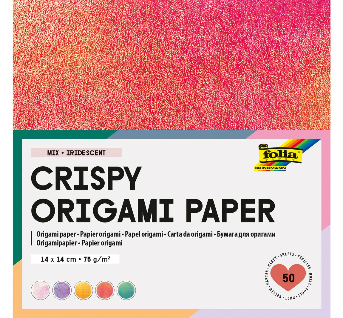 Crispy Origami Paper - Iridescent Mix