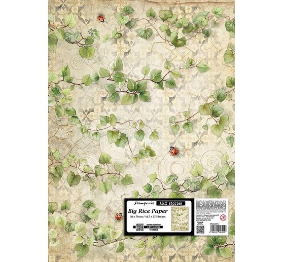 Motif straw silk "All Around", 50 x 70 cm