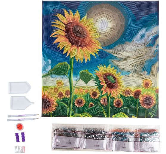 Diamond Painting "Crystal Art Kit", 30 x 30 cm