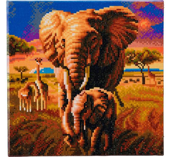 Diamond Painting "Crystal Art Kit", 30 x 30 cm