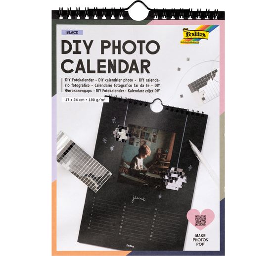 DIY Photo calendar "Black"