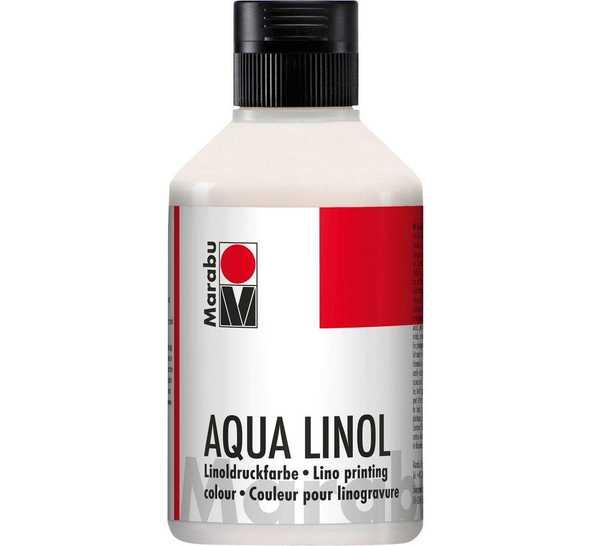 Marabu Aqua-Linoldruckfarbe - Weiß