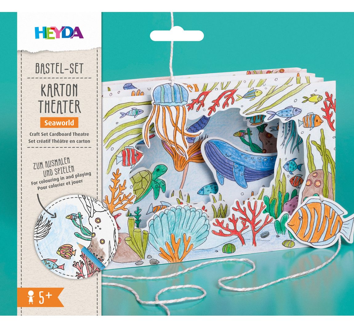 Bastelset "Karton-Theater" - Seaworld