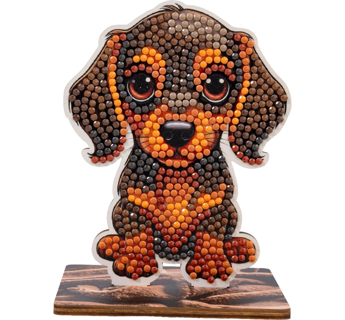 Diamond Painting "Crystal Art Wildlife Buddies" - Welpe