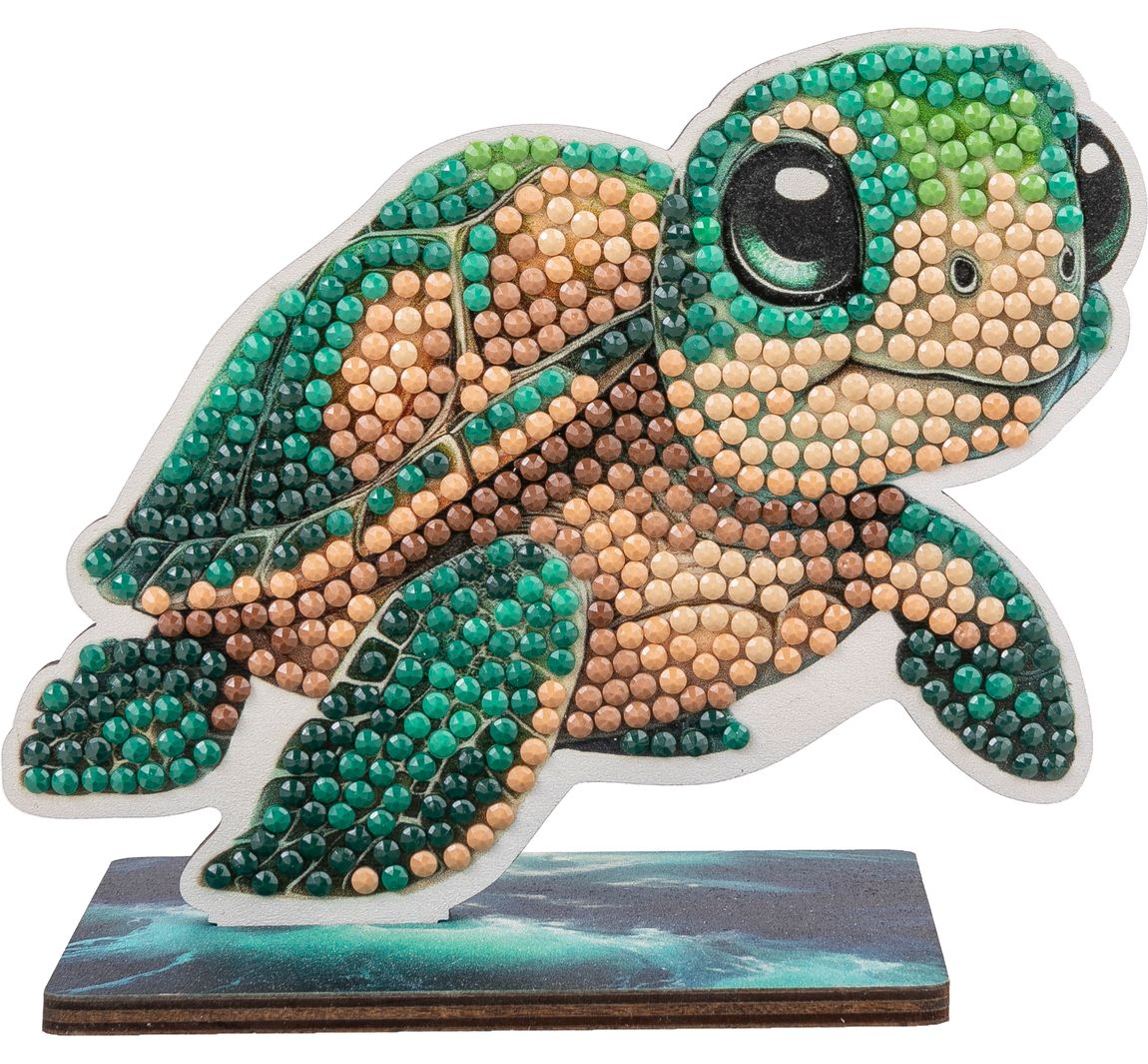 Diamond Painting "Crystal Art Wildlife Buddies" - Schildkröte