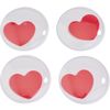 Wiggle eyes self-adhesive "Hearts", &Oslash; 35 mm Red