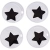 Wiggle eyes self-adhesive "Stars", &Oslash; 35 mm Black
