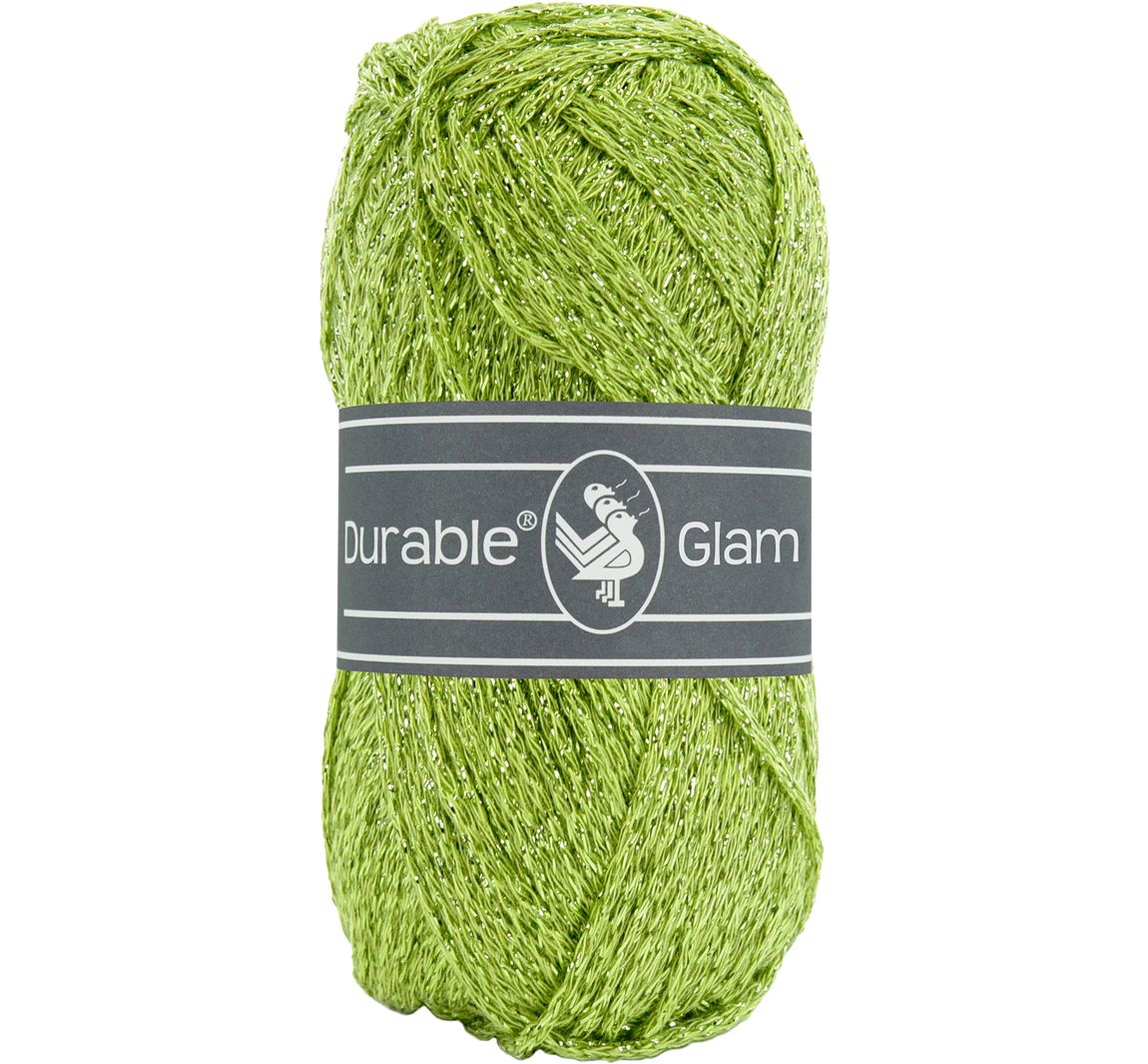 Durable Glam Häkel- und Strickgarn - Lime