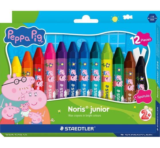 Noris junior wax crayons "Peppa Pig"