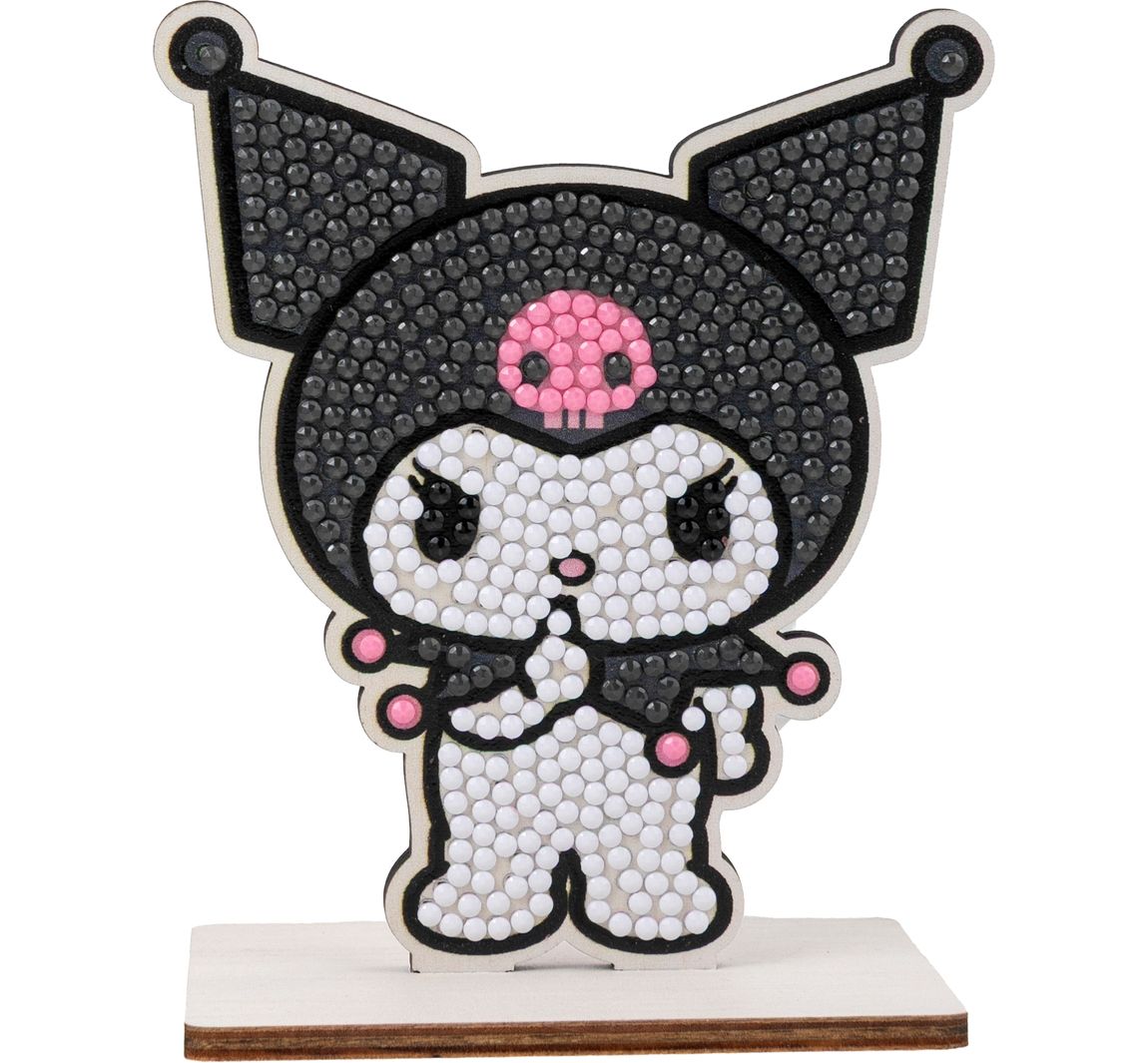 Diamond Painting "Crystal Art Buddy", 11 x 8 cm - Kuromi