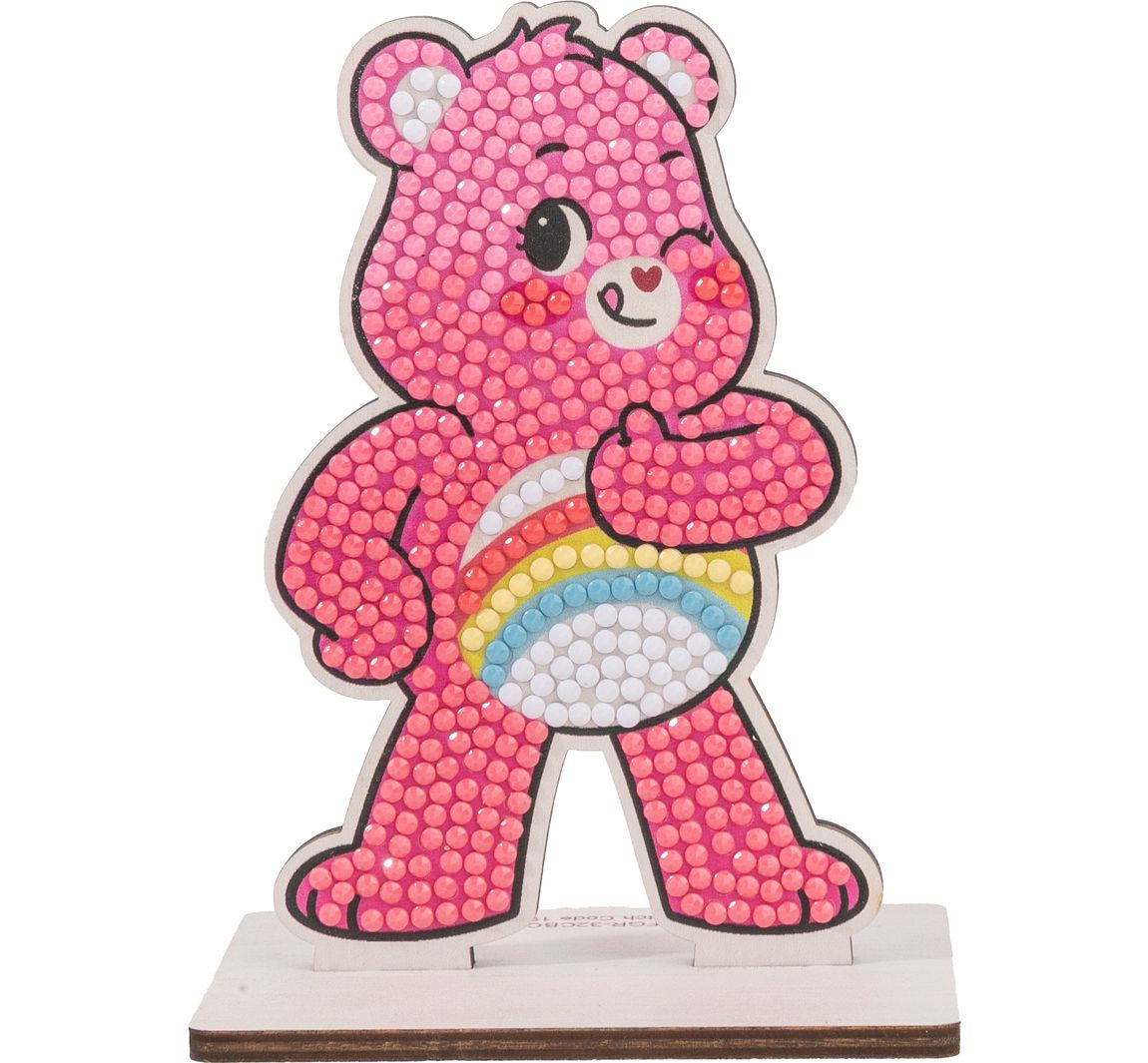 Diamond Painting "Crystal Art Buddy", 11 x 8 cm - Cheer Bear