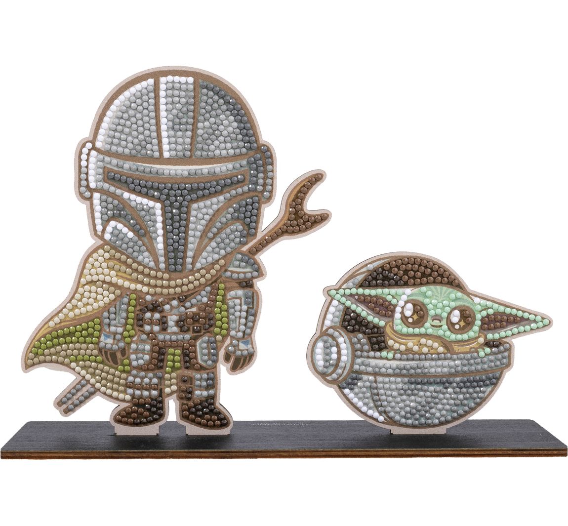 Diamond Painting "Crystal Art XL Buddy" - Mandalorian & Grogu