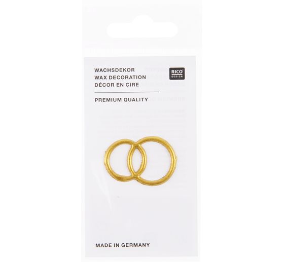 Wachsmotiv "Ringe"