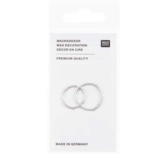 Wachsmotiv "Ringe"