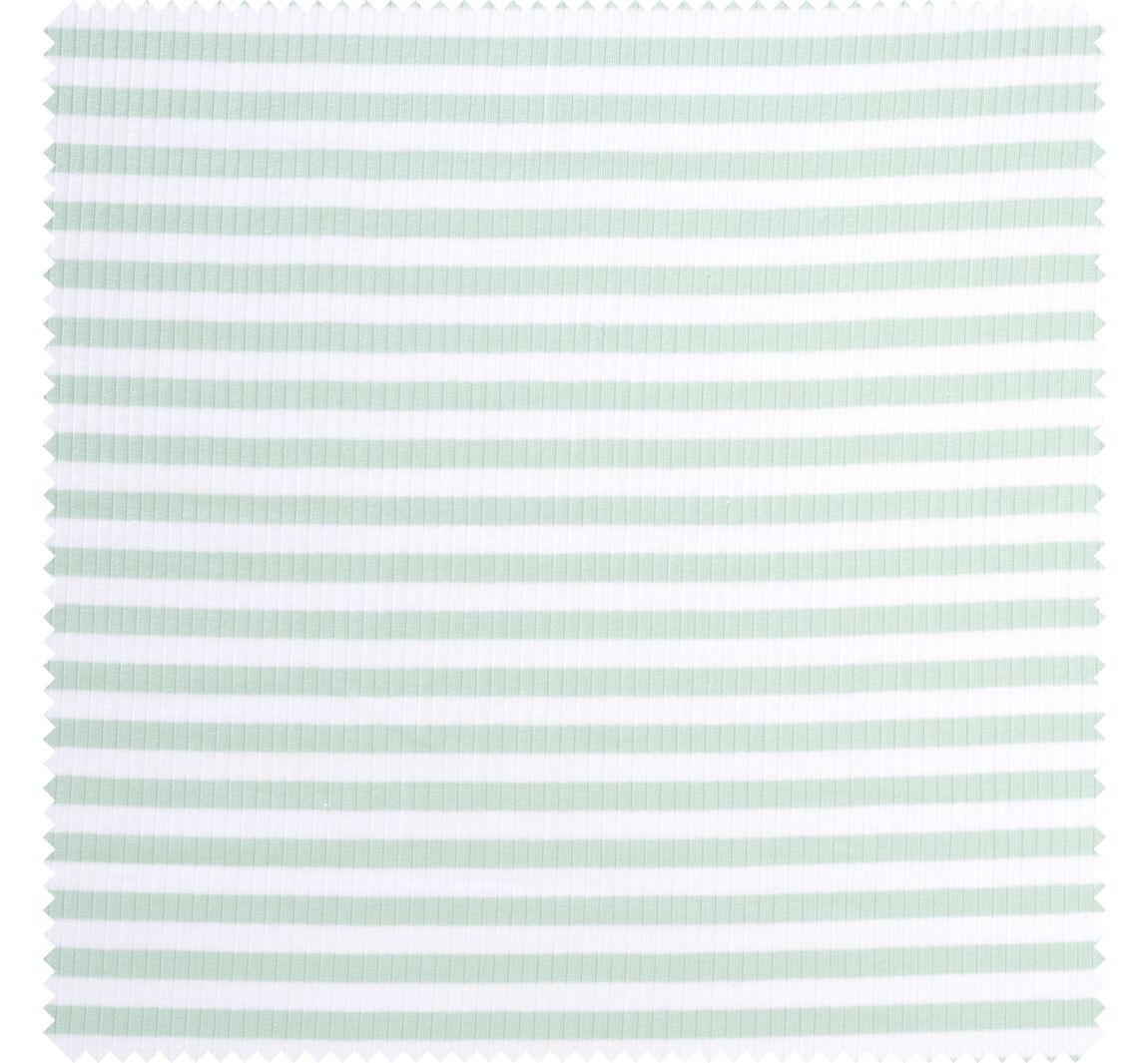 Rippjersey-Stoff "Streifen" - Mint