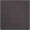 Cotton poplin fabric "Stars" Black