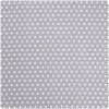 Cotton poplin fabric "Stars" Grey
