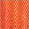 Cotton poplin fabric "Stars" Orange