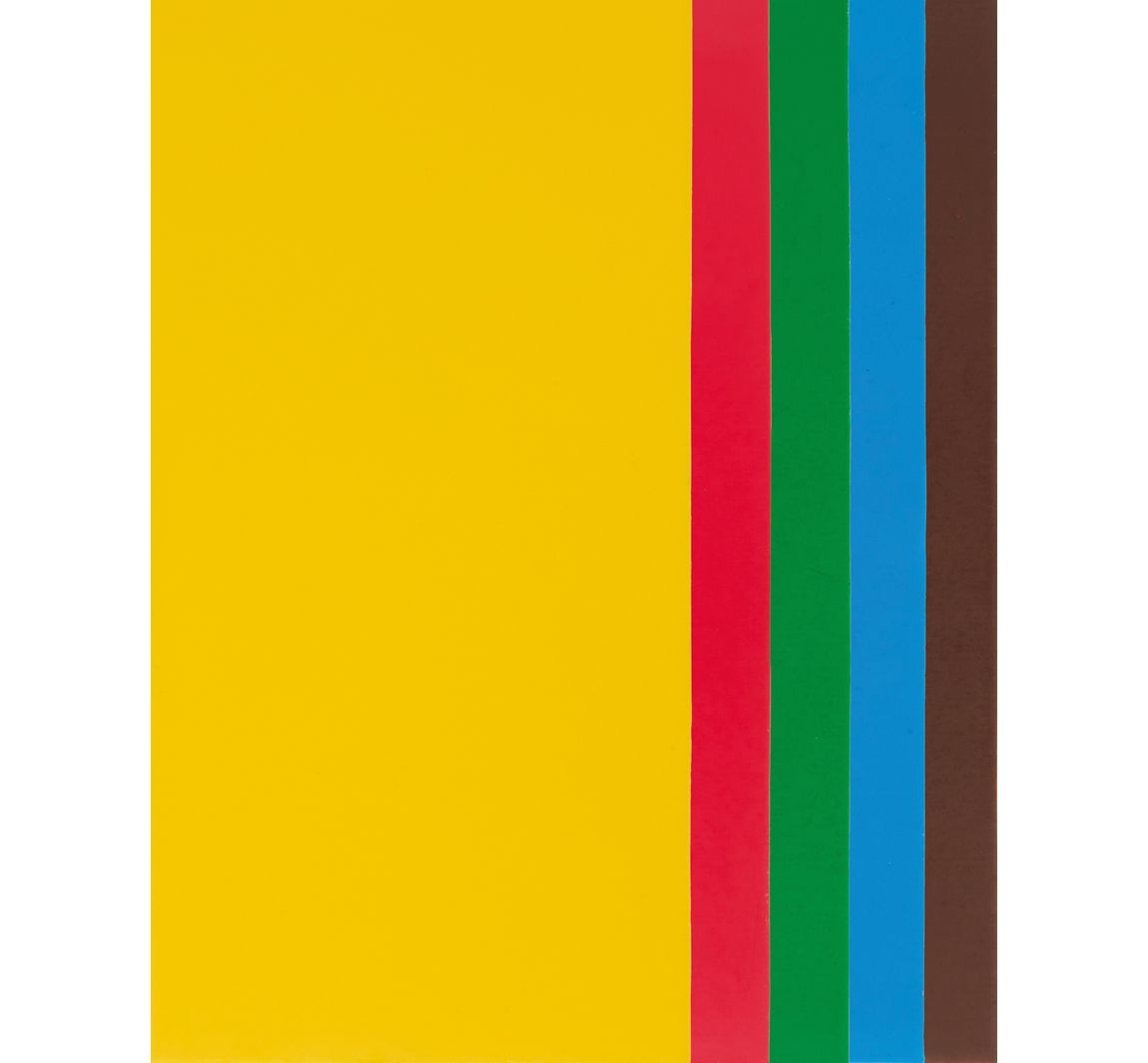 Wachsplatten-Set, 20 x 10 cm, 5 Stk. - Rainbow