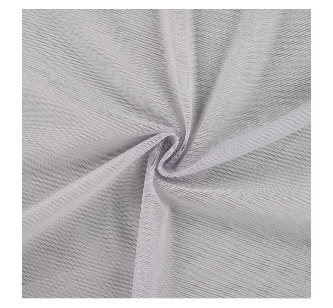 Soft-Tüll, Meterware - Silber
