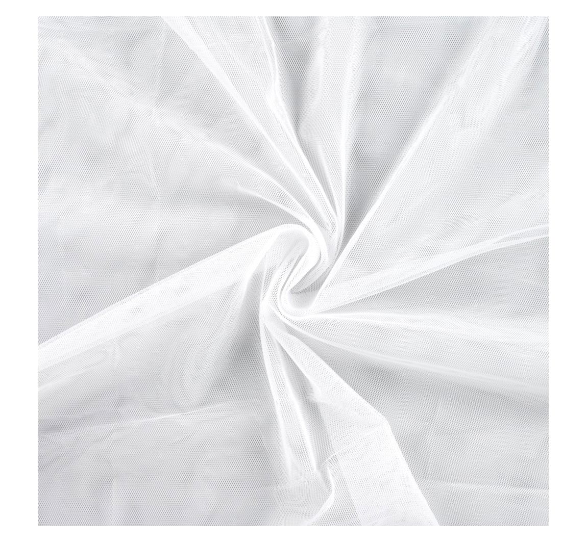 Soft-Tüll, Meterware - Weiß
