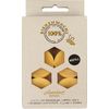 100% beeswax tealights, pack of 6 Without aluminium cup