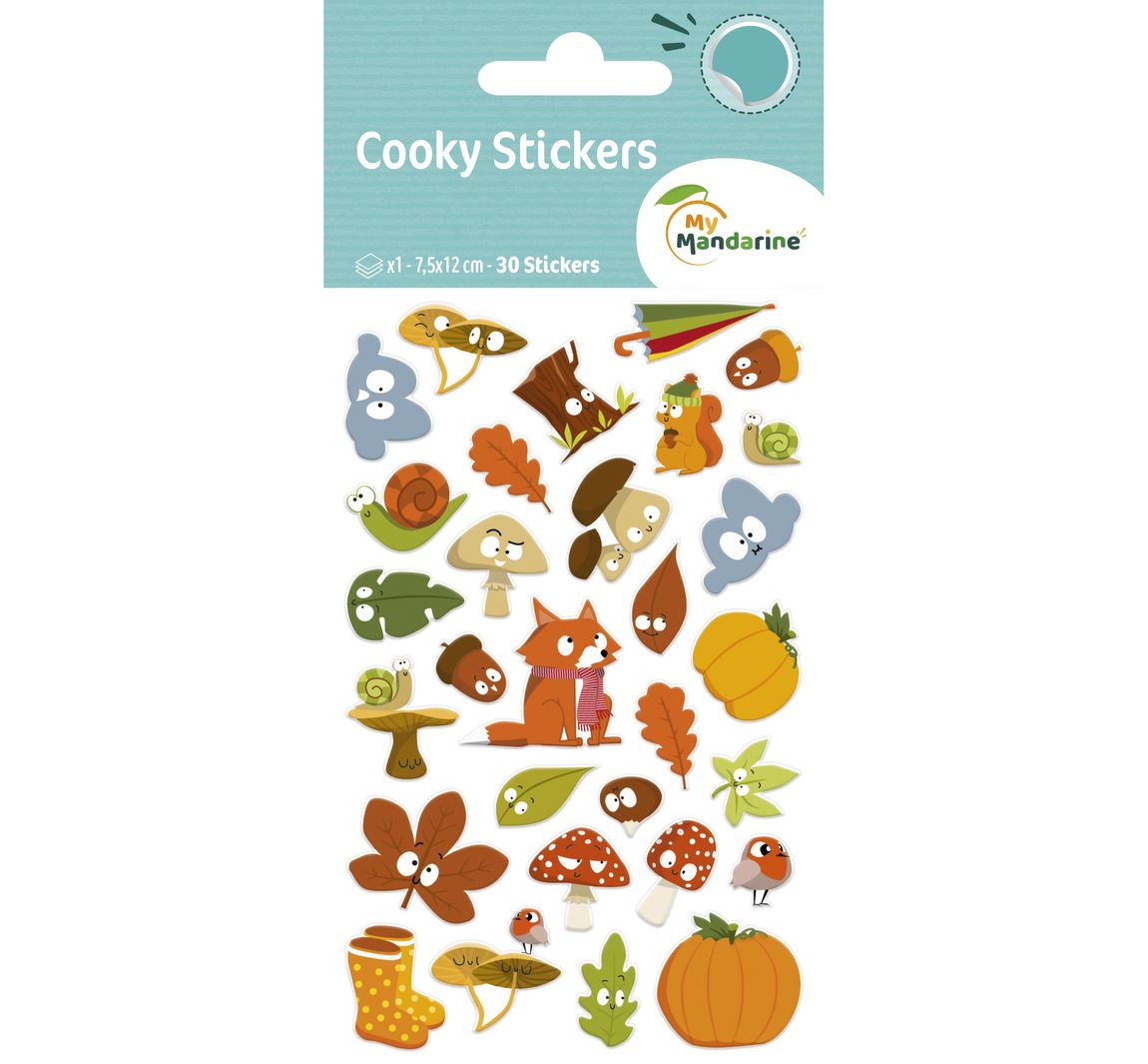 Epoxy-Sticker - Herbstgeflüster